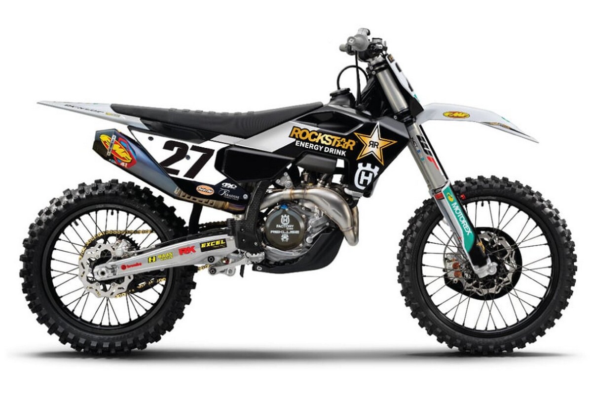 Dekor Rockstar Team  Edition 2023 passend für Husqvarna – Bild 1