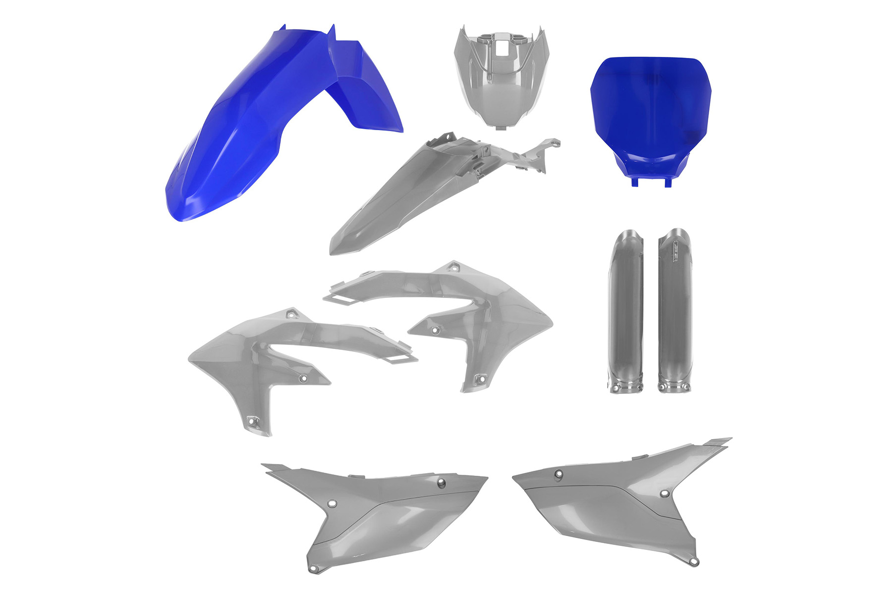 Acerbis Plastik Full Kit passend für Yamaha YZF450 2023 – 2025 und YZF250 2024 – 2026 Blau Grau Acerbis Plastik Full Kit passend für Yamaha YZF450 2023 – 2025 und YZF250 2024 – 2026 Blau | Grau – Bild 1