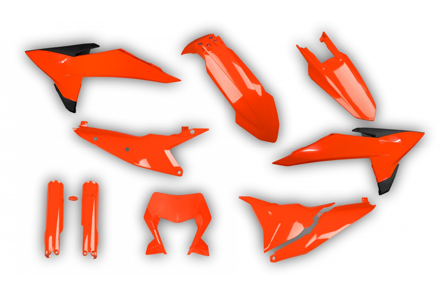 Acerbis Plastik Full Kit passend für KTM EXC EXCF 2026 Orange Acerbis Plastik Full Kit passend für KTM EXC EXCF 2026 Orange – Bild 1