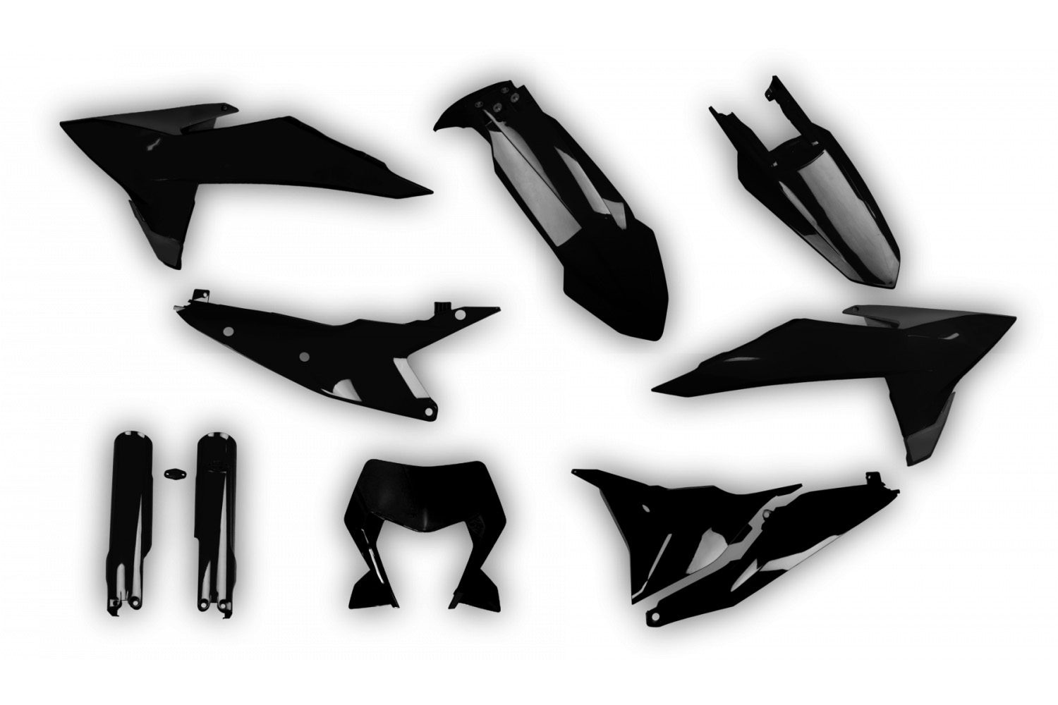 Acerbis Plastik Full Kit passend für KTM EXC EXCF 2026 Schwarz Acerbis Plastik Full Kit passend für KTM EXC EXCF 2026 Schwarz – Bild 1