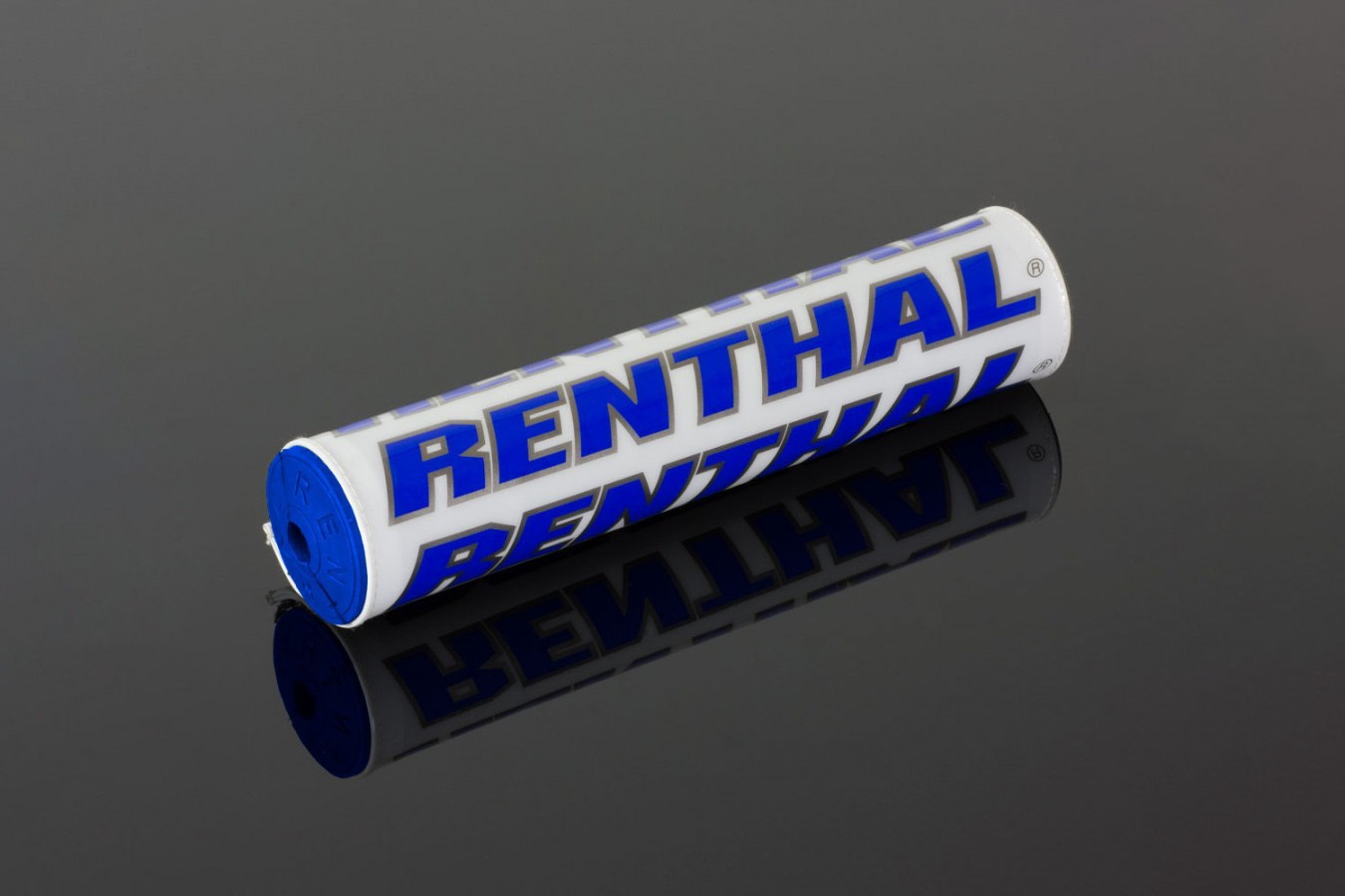 Renthal-Lenkerpolster-Supercross-Weiss-Blau-2 Renthal Lenkerpolster Supercross Weiss - Blau – Bild 1