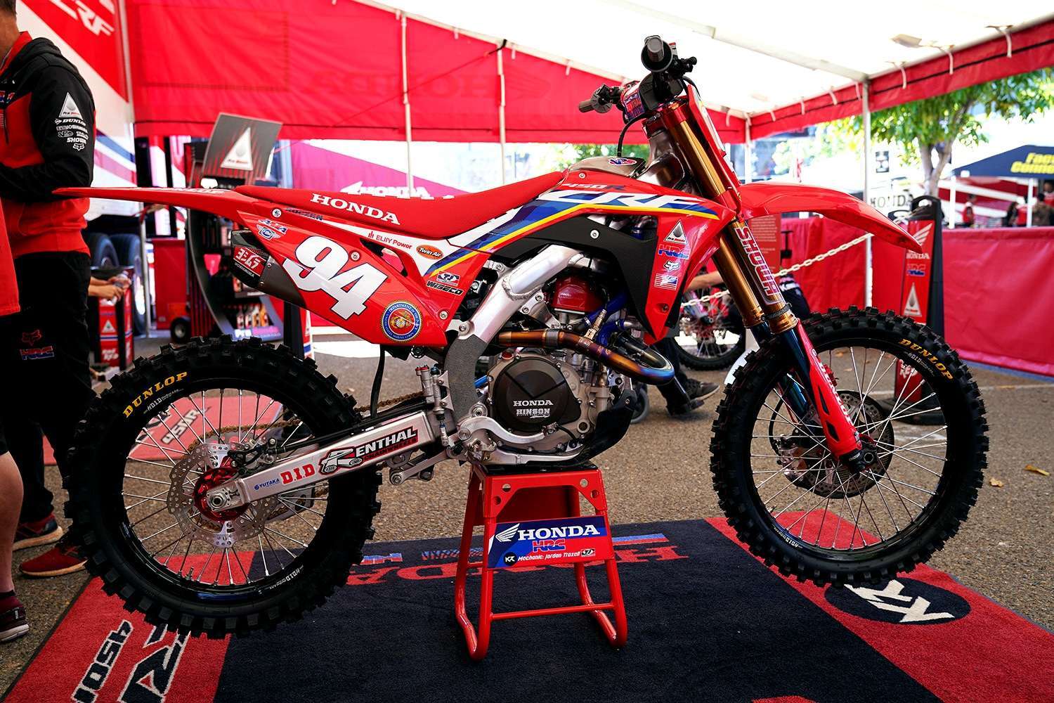 Dekor Ken Roczen HRC Factory passend für Honda 2020 Military Edition – Bild 1