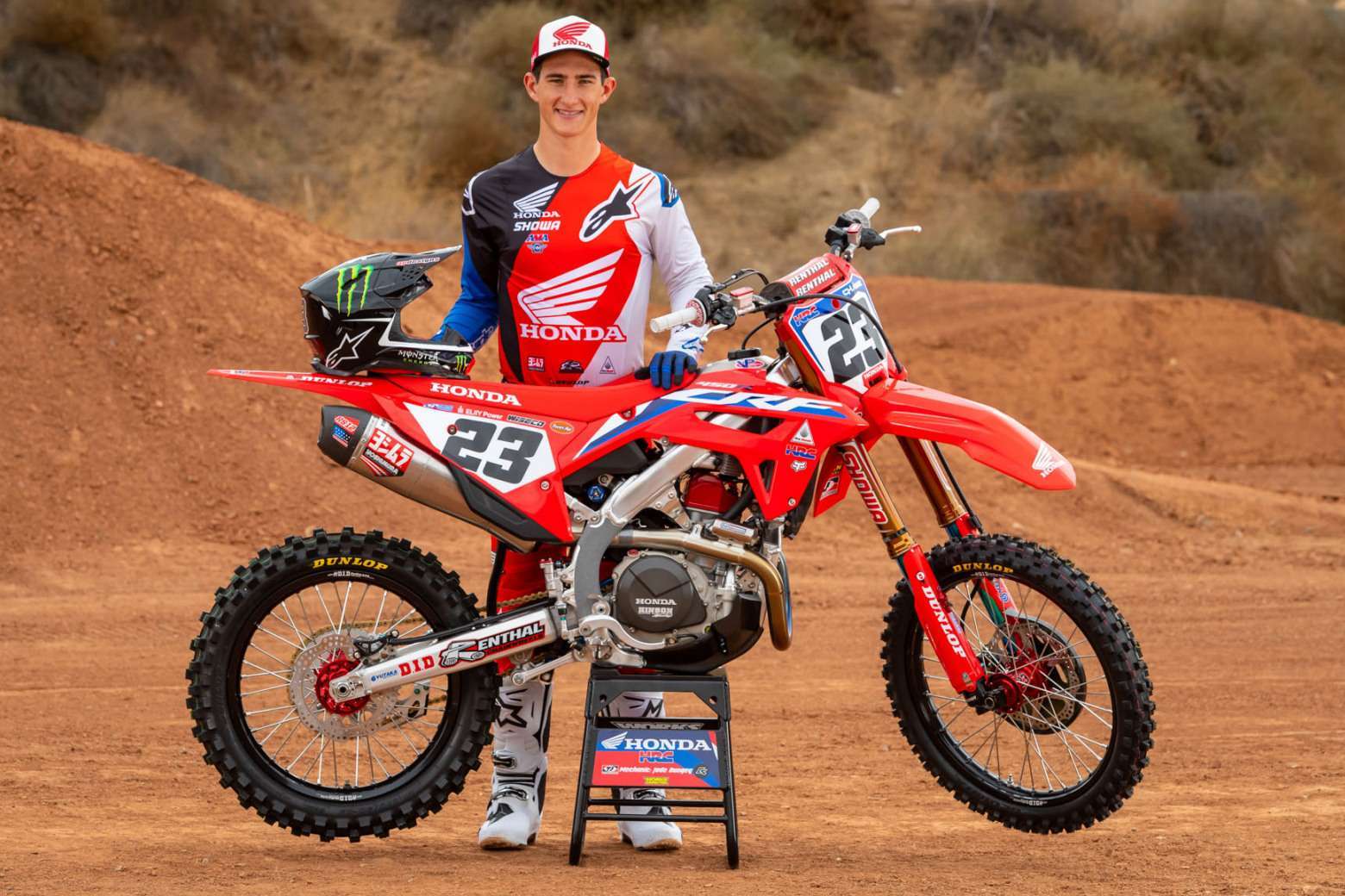 Dekor Ken Roczen HRC Factory passend für Honda 2021 Edition – Bild 1