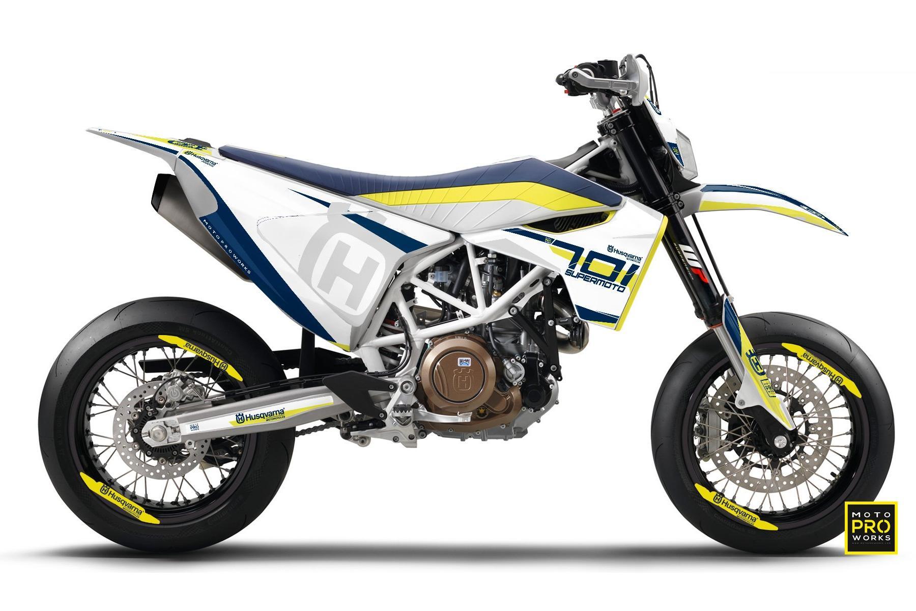 Dekor Factory Above White passend für Husqvarna 701 Supermoto – Bild 1