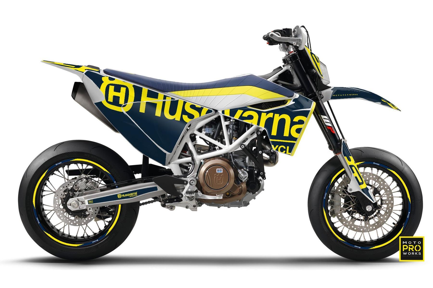 Dekor Factory Gentle Blue passend für Husqvarna 701 Supermoto – Bild 1