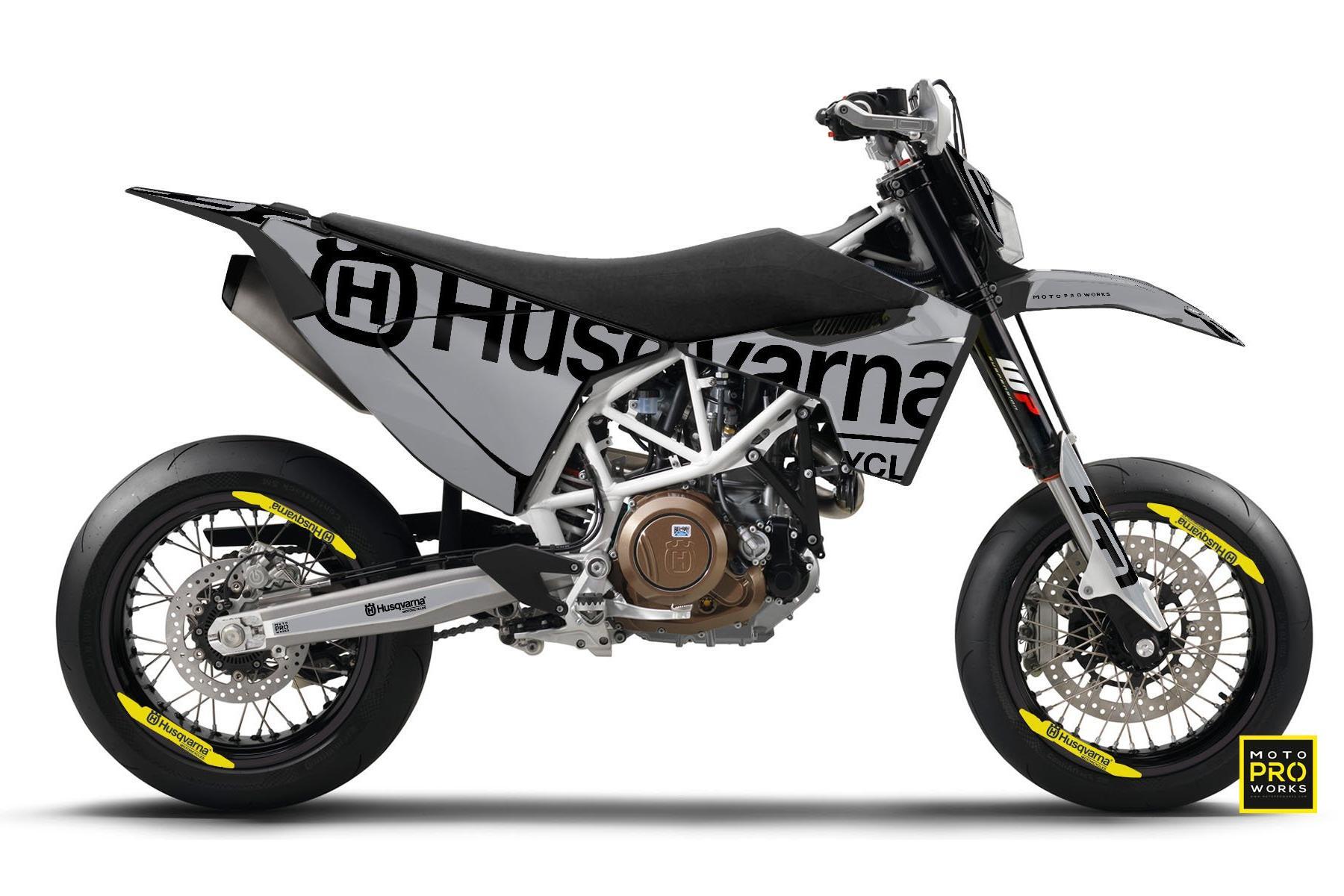 Dekor Factory Gentle Grey passend für Husqvarna 701 Supermoto – Bild 1