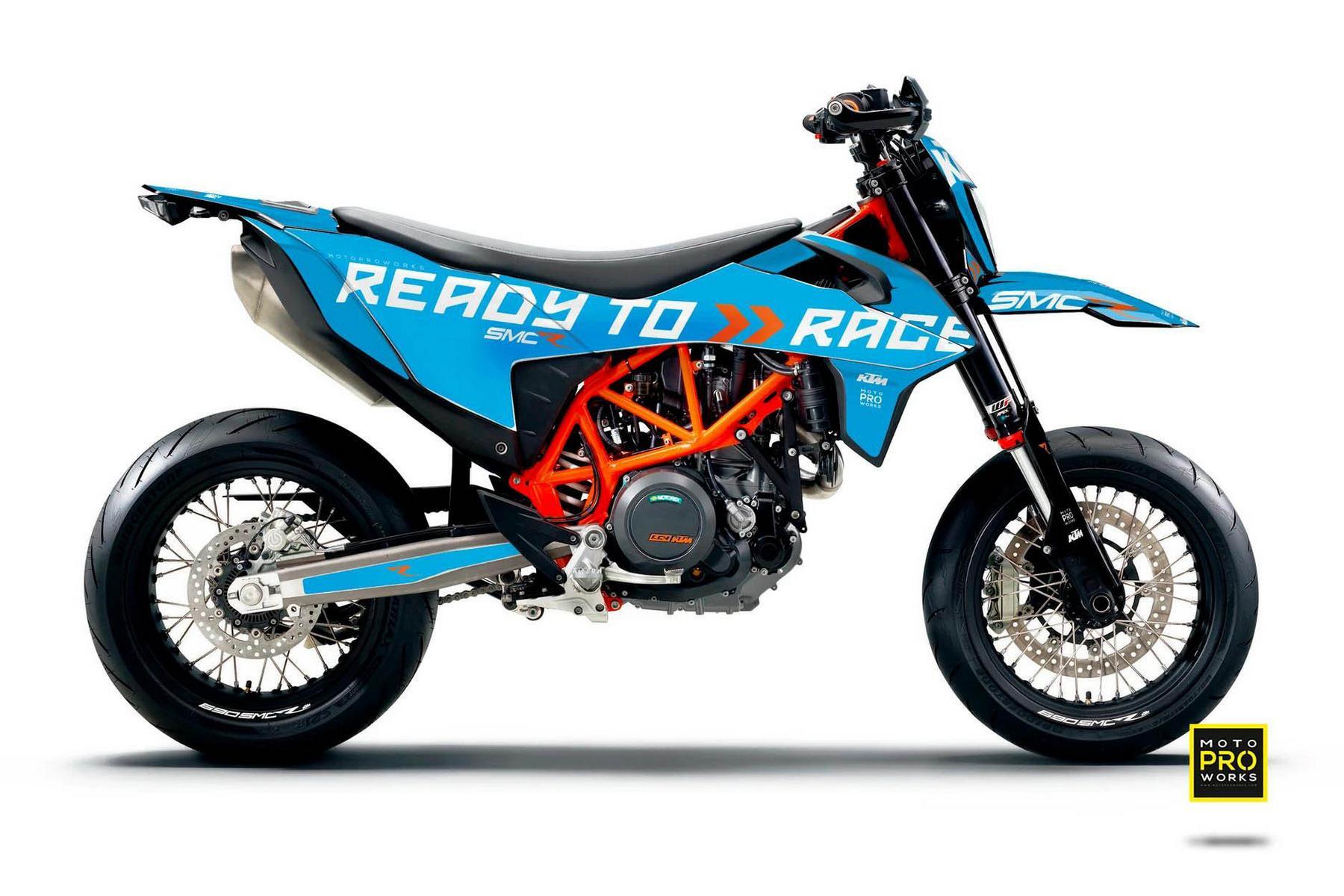 Dekor Factory Light Cyan passend für KTM 690 SMC R – Bild 1