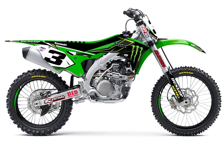 Dekor Monster Energy 2016 passend für Kawasaki – Bild 1