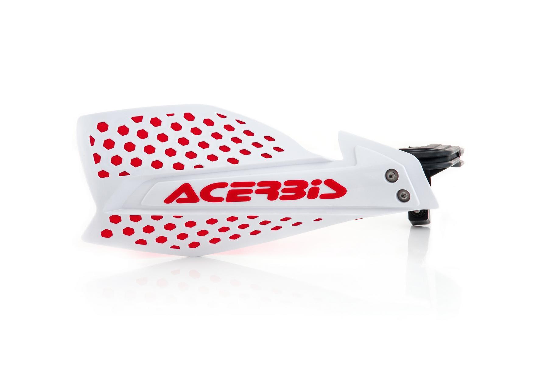 Acerbis-Handschalen-X-Ultimate-WeißRot-f Acerbis Handschalen X-Ultimate Weiß/Rot, Inkl. Anbaukit – Bild 1
