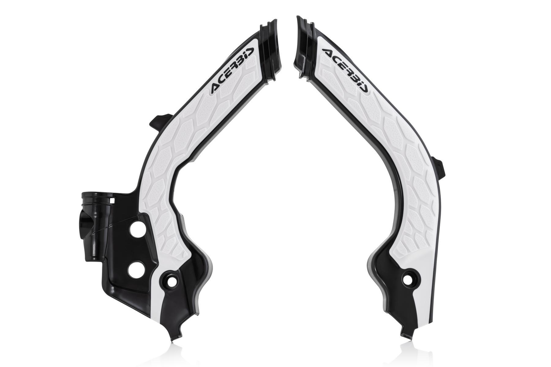 Acerbis Rahmenschutz X-Grip passend für Husqvarna Schwarz - Weiß – Bild 1