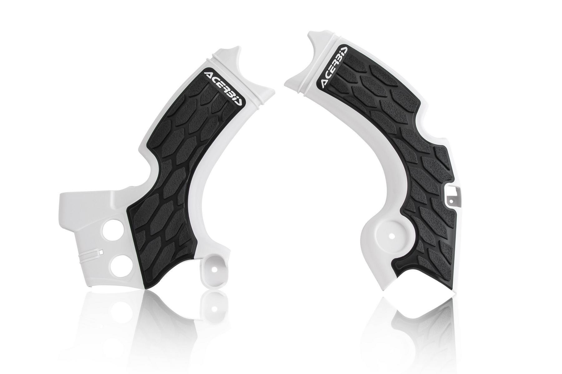 Acerbis Rahmenschutz X-Grip passend für Kawasaki Weiß - Schwarz – Bild 1