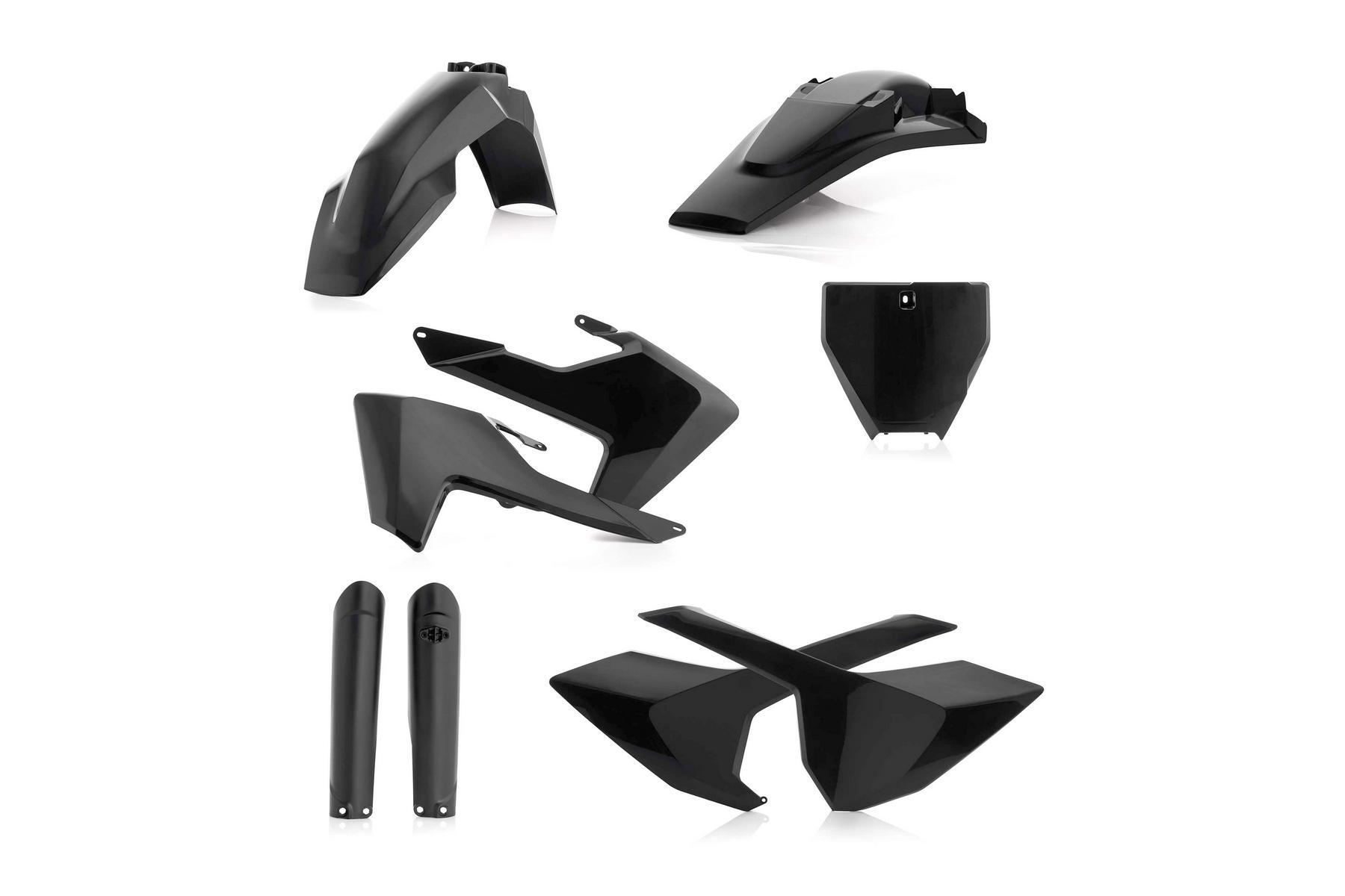 Acerbis Plastik Full Kit passend für Husqvarna TC / FC 2016 – 2018 Schwarz – Bild 1