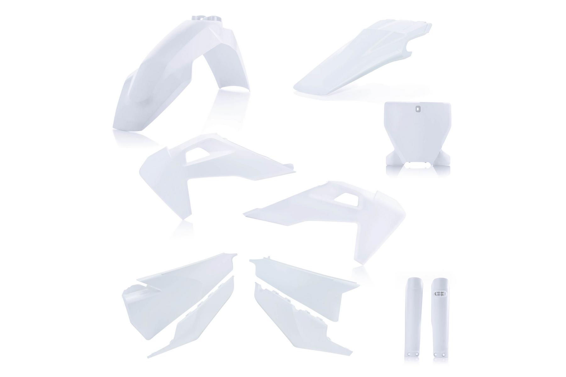 Acerbis Plastik Full Kit passend für Husqvarna TC / FC 2019 – 2022 Weiß – Bild 1