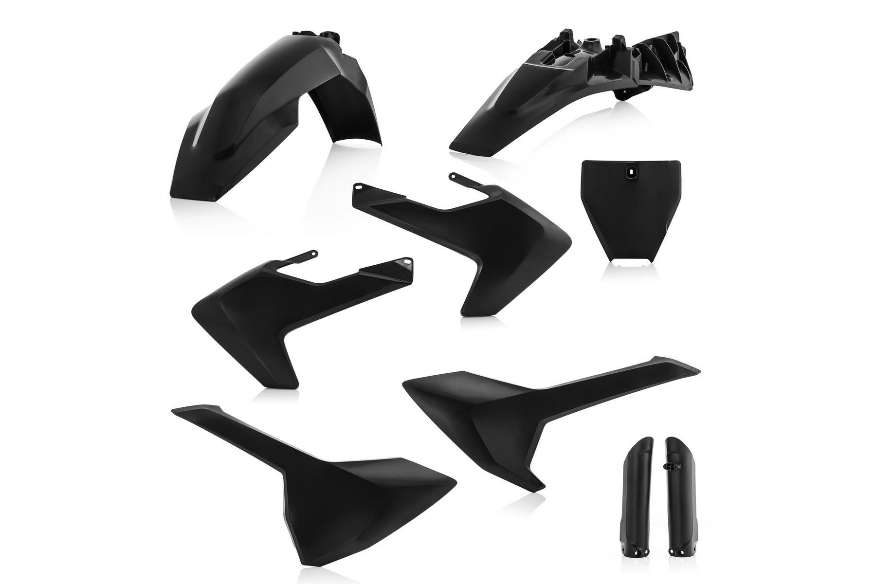 Acerbis Plastik Full Kit passend für Husqvarna TC85 2018 – 2024 Schwarz – Bild 1