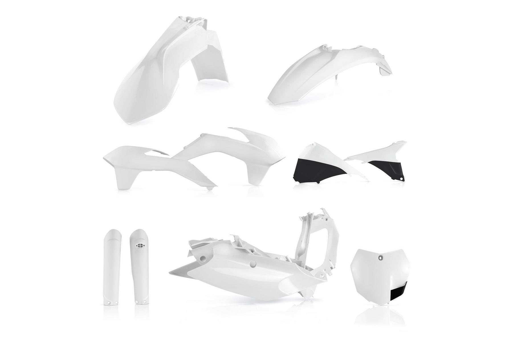 Acerbis Plastik Full Kit KTM SX SXF 2015 Weiß Acerbis Plastik Full Kit passend für KTM SX SXF 2015 Weiß – Bild 1