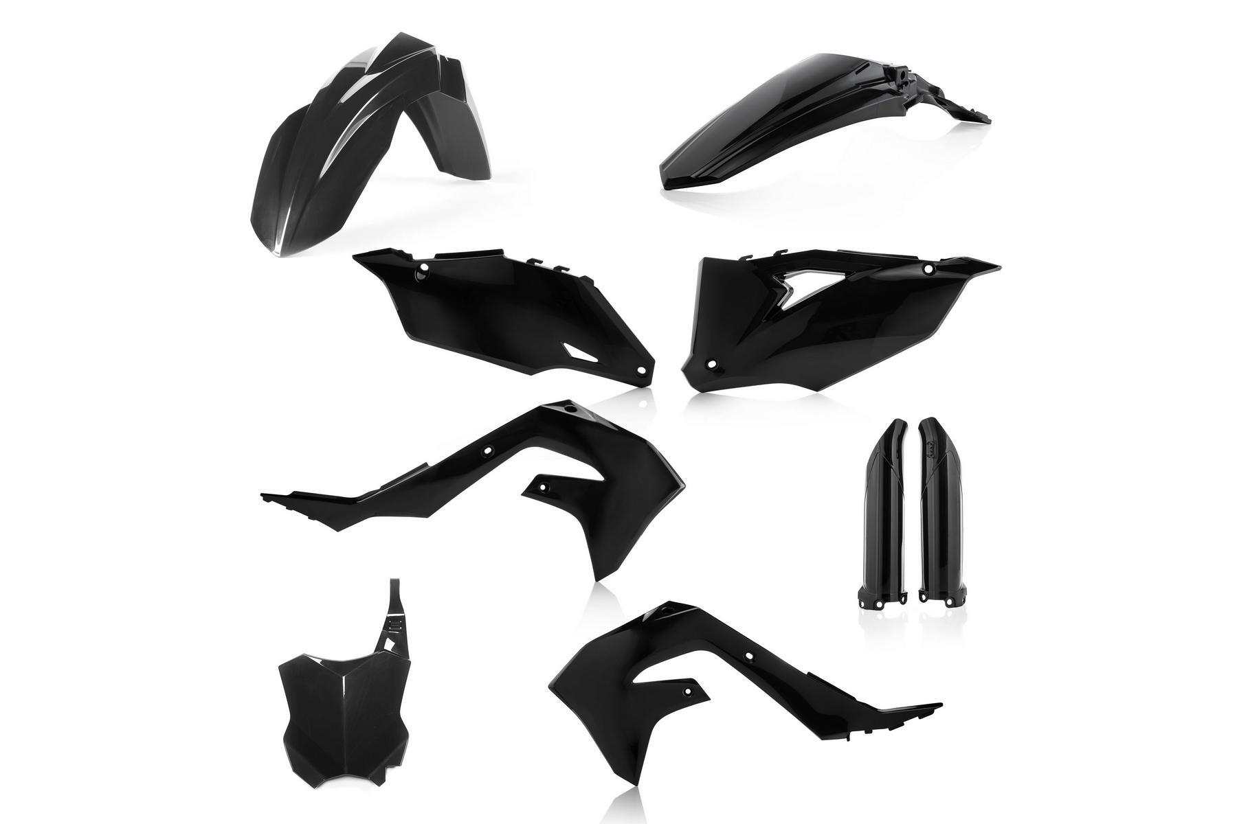 Acerbis Plastik Full Kit Kawasaki KXF450 19 – 21 und KXF250 21 Schwarz Acerbis Plastik Full Kit passend für Kawasaki KXF450 2019 – 2023 und KXF250 2021 – 2024 Schwarz – Bild 1