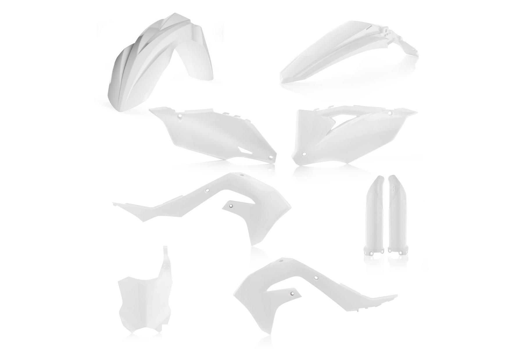 Acerbis Plastik Full Kit Kawasaki KXF450 19 – 21 und KXF250 21 Weiß Acerbis Plastik Full Kit passend für Kawasaki KXF450 2019 – 2023 und KXF250 2021 – 2024 Weiß – Bild 1