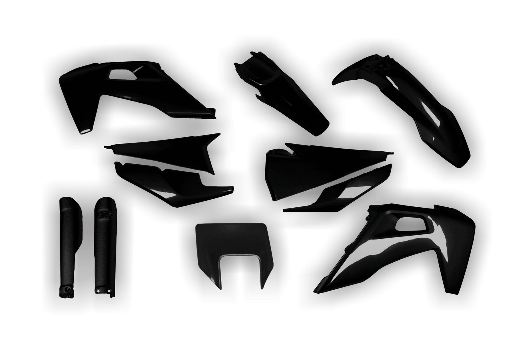 Acerbis Plastik Full Kit passend für Husqvarna TE / FE 2020 – 2023 Schwarz – Bild 1