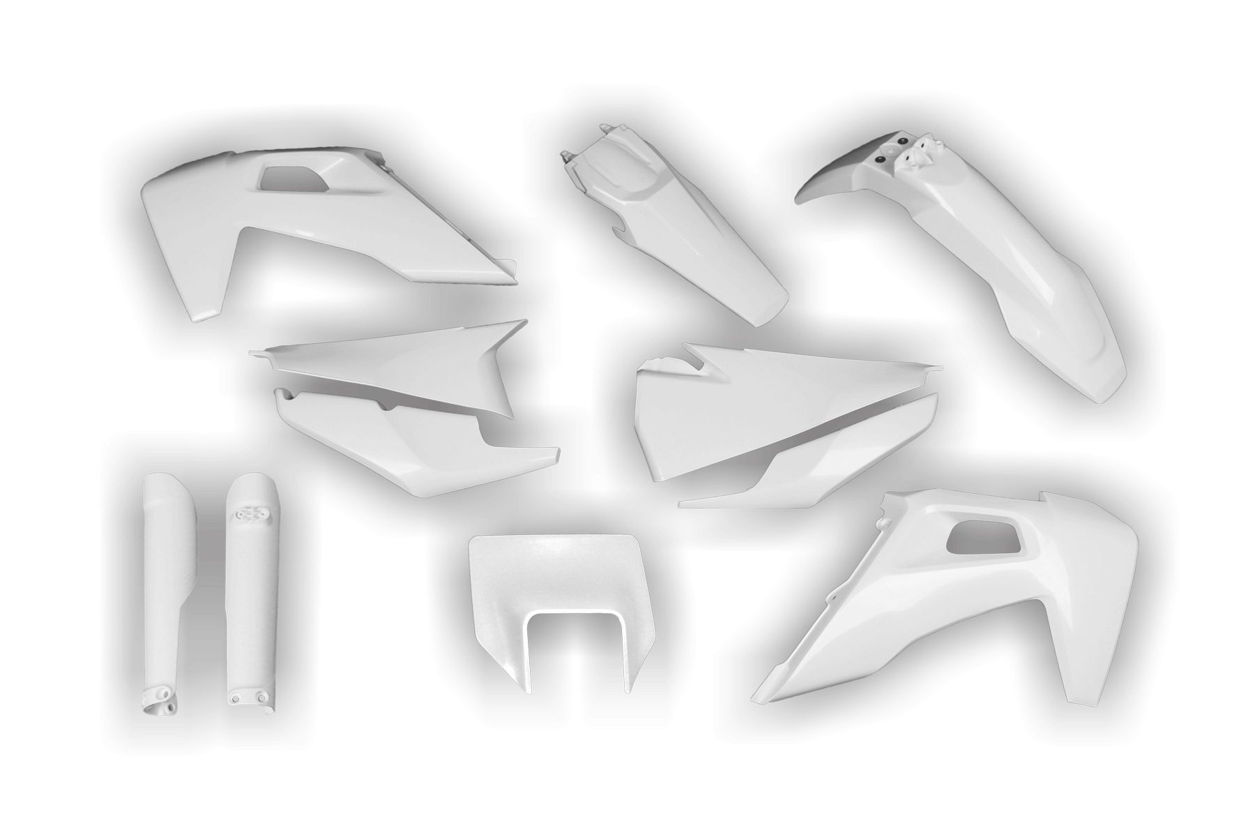 Acerbis Plastik Full Kit passend für Husqvarna TE / FE 2020 – 2023 Weiß – Bild 1
