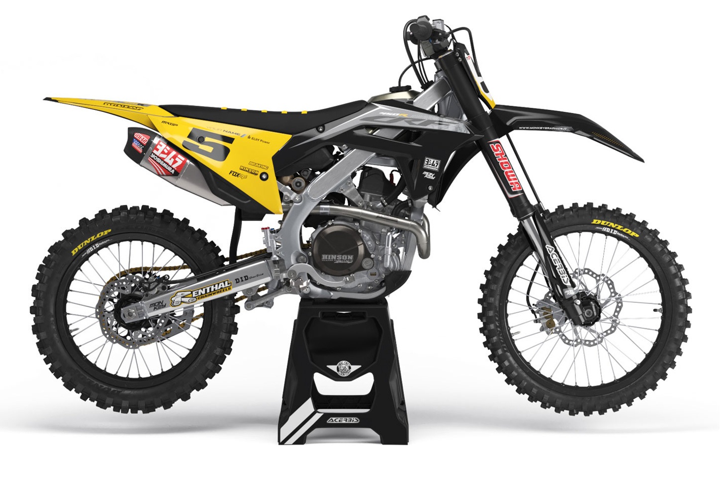 Dekor Factory Scope Yellow Limited Edition passend für Honda – Bild 1