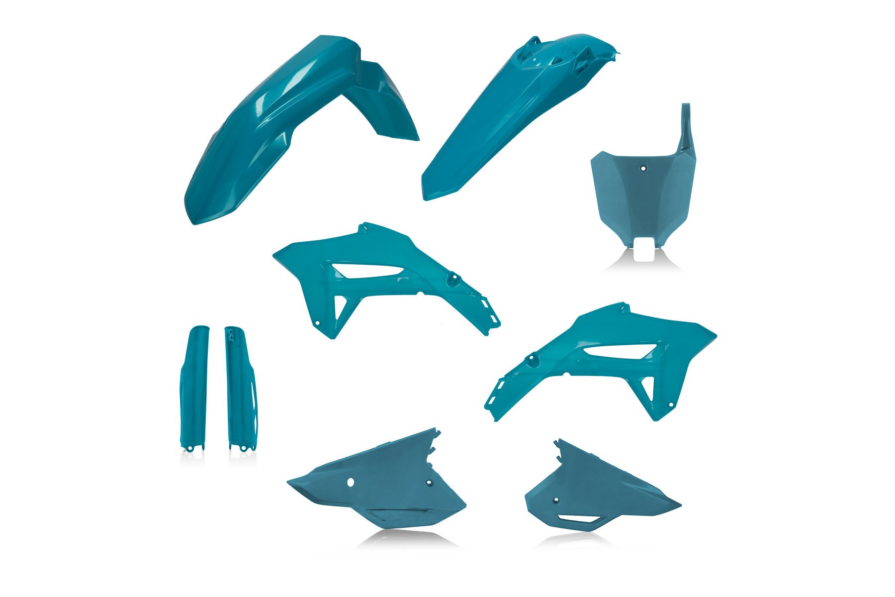 Acerbis Plastik Full Kit passend für Honda CRF450 2021 – 2024 und CRF250 2022 – 2024 Teal | Türkis – Bild 1