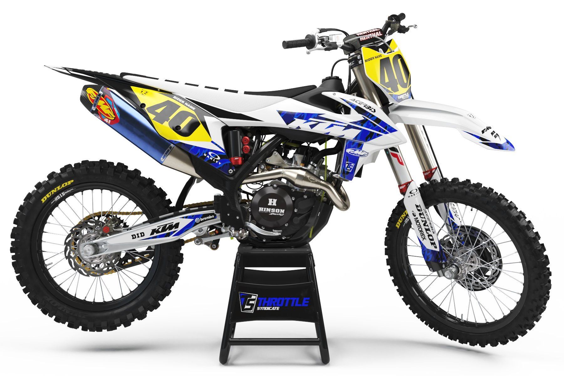 Dekor Factory Vices White Limited Edition passend für KTM – Bild 1
