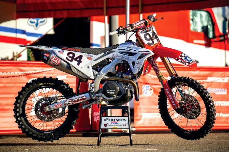 Dekor Ken Roczen HRC Factory Honda 2022 Military Edition 1 Dekor Ken Roczen HRC Factory passend für Honda 2022 Military Edition – Bild 1