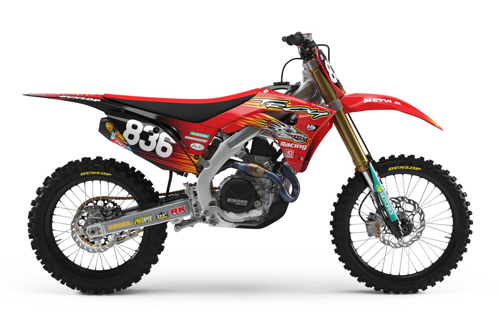Dekor Retro  2011 Troy Limited Edition passend für Honda – Bild 1