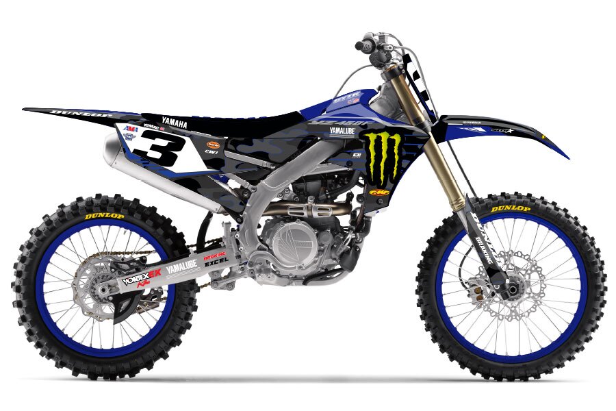 Dekor Monster Energy | Star Racing 2022 Camo Edition passend für Yamaha – Bild 1