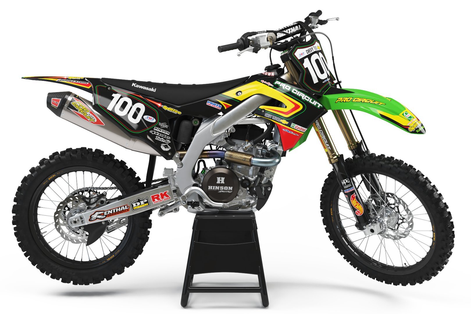 Dekor Retro Pro Circuit 2001 Limited Edition passend für Kawasaki – Bild 1