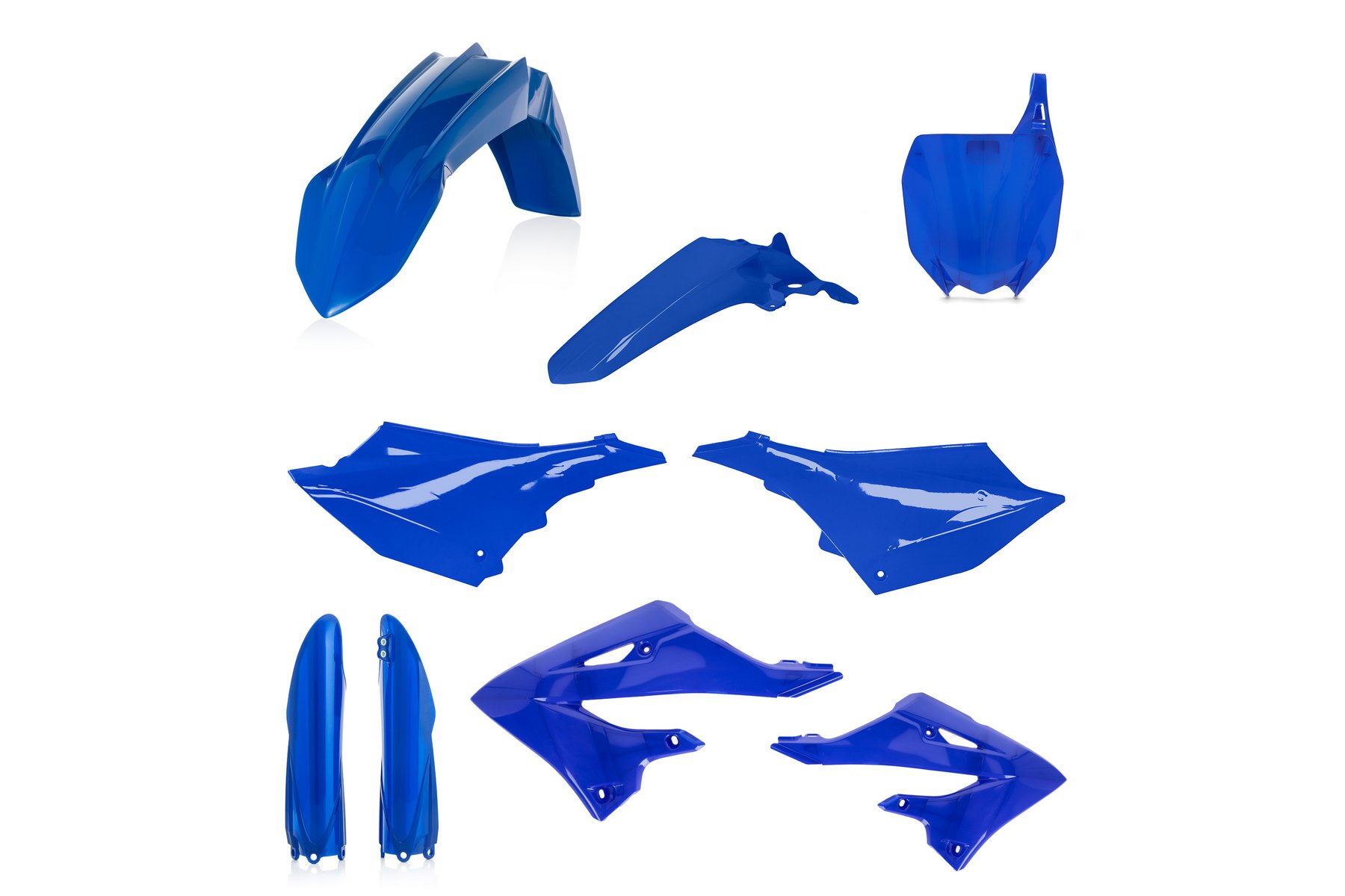Acerbis Plastik Full Kit passend für Yamaha YZ125 2022 – 2026 und YZ250 2022 – 2026 Blau – Bild 1
