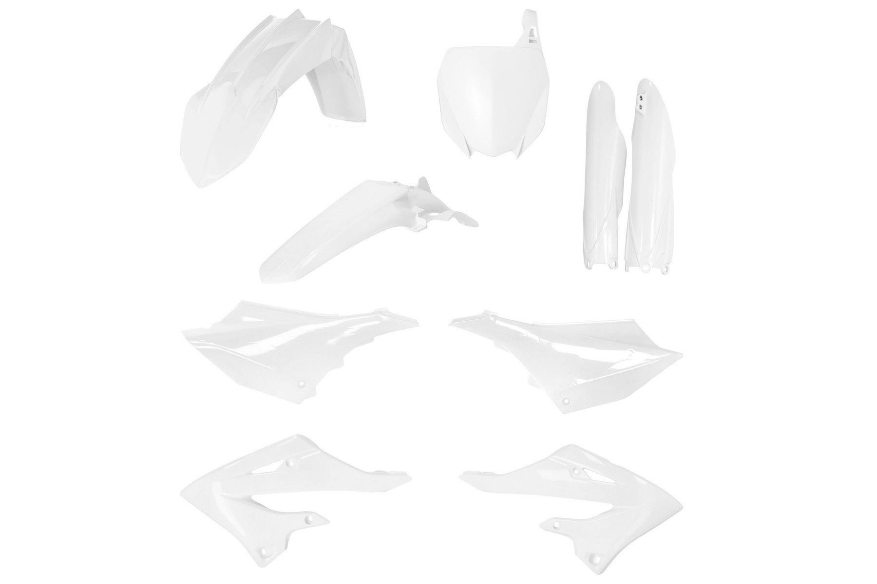 Acerbis Plastik Full Kit Yamaha YZ125 2022 und YZ250 2022 Weiß Acerbis Plastik Full Kit passend für Yamaha YZ125 2022 – 2026 und YZ250 2022 – 2026 Weiß – Bild 1