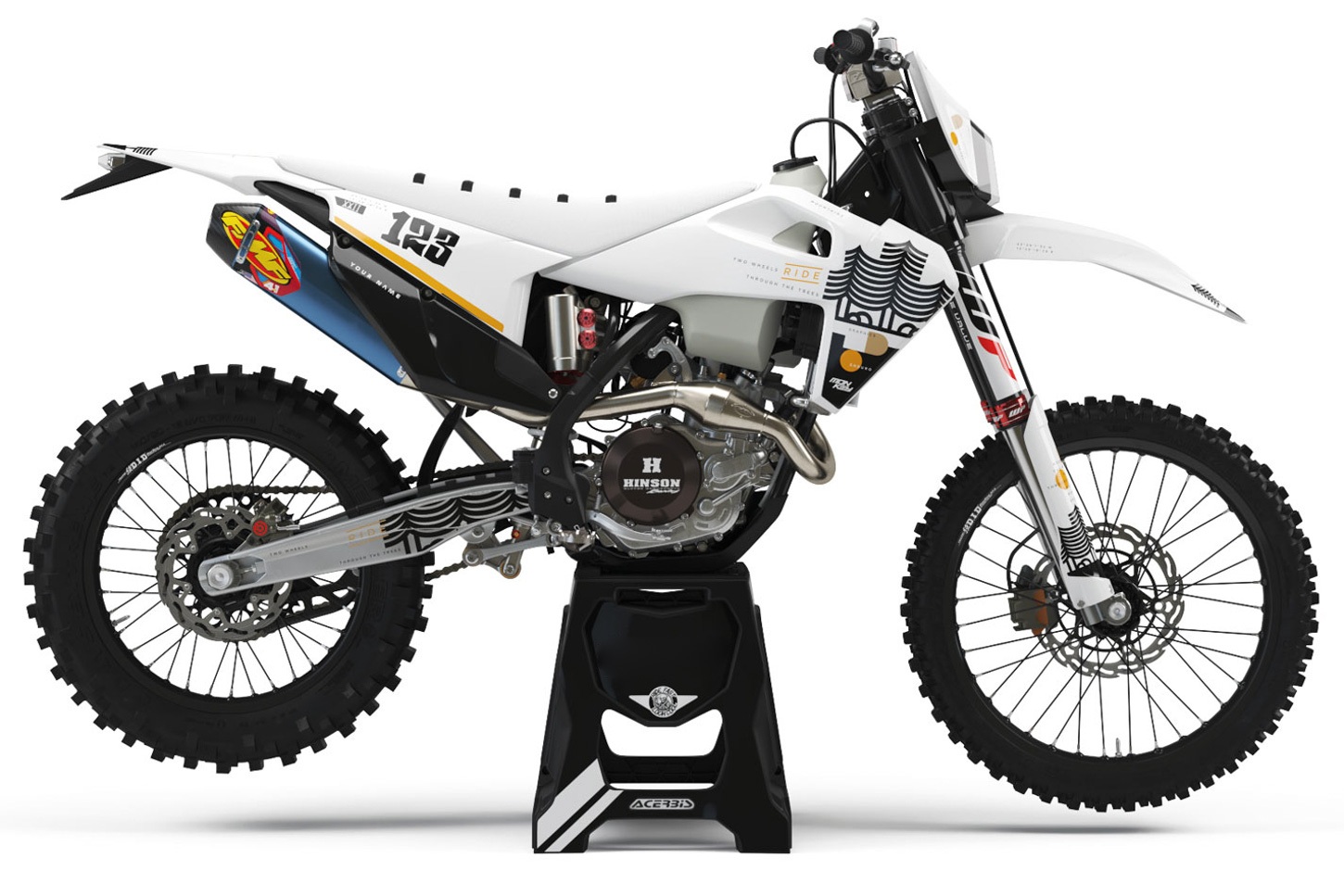 Dekor Factory Lugane White Limited Edition passend für Husaberg – Bild 1