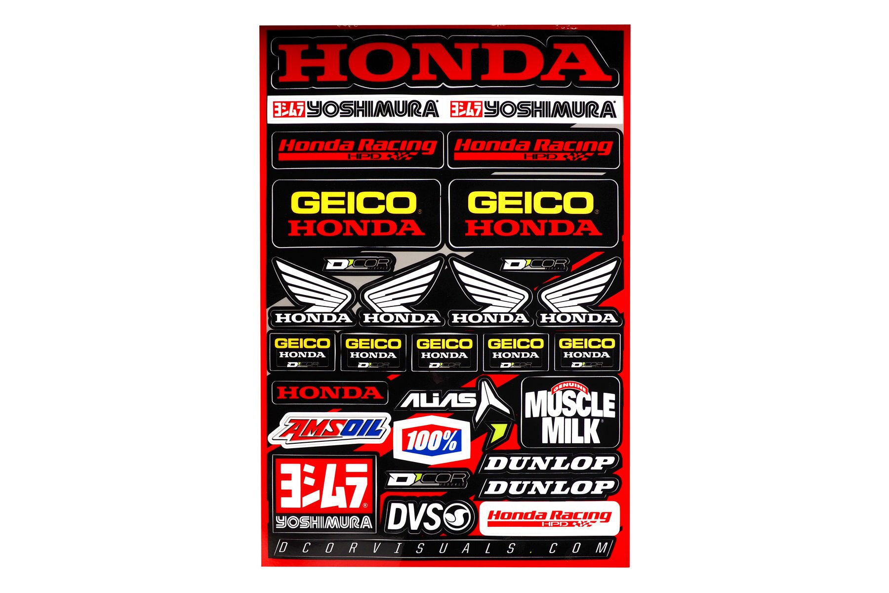 Stickerbogen Honda – Bild 1