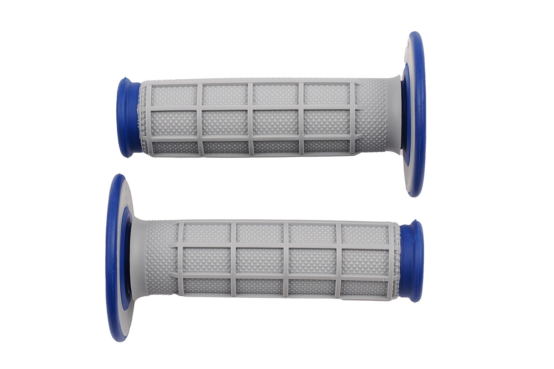 Renthal Griffe Half Waffle in Grau - Blau Renthal Griffe Half Waffle in Grau/Blau - Medium – Bild 1