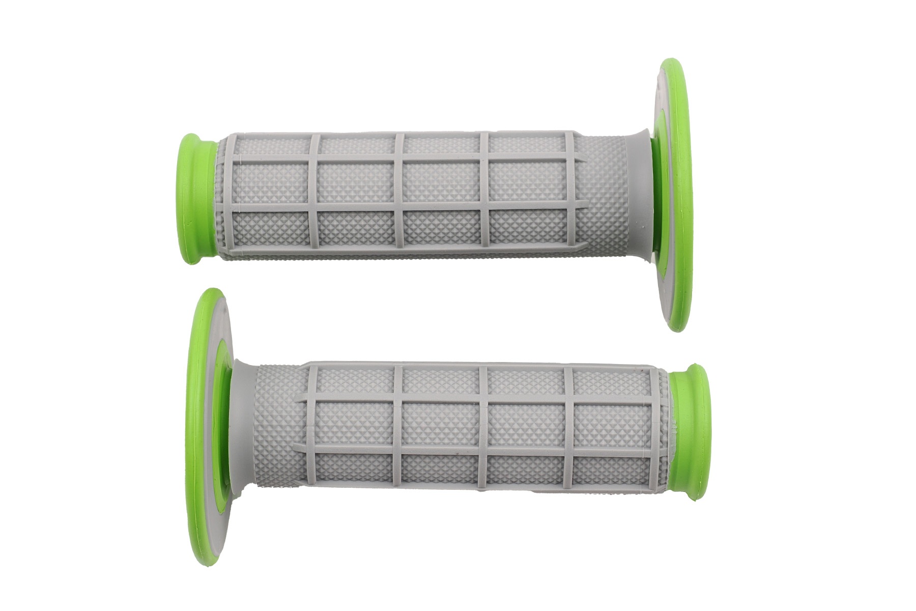 Renthal Griffe Half Waffle in Grau - Grün Renthal Griffe Half Waffle in Grau/Grün - Medium – Bild 1