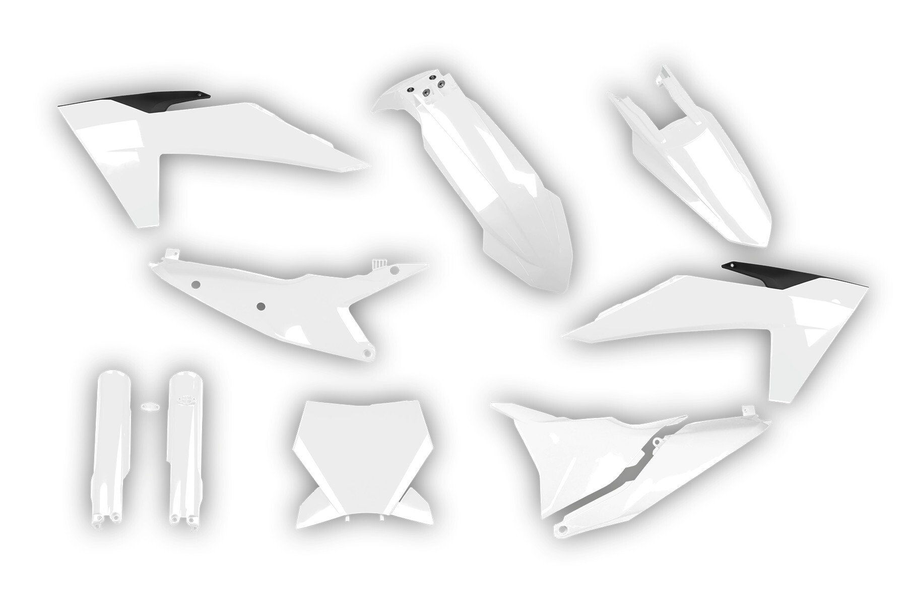 Acerbis Plastik Full Kit KTM SX SXF 2023 – 2024 Keramik Weiß Acerbis Plastik Full Kit passend für KTM SX SXF 2023 – 2025 Weiß – Bild 1