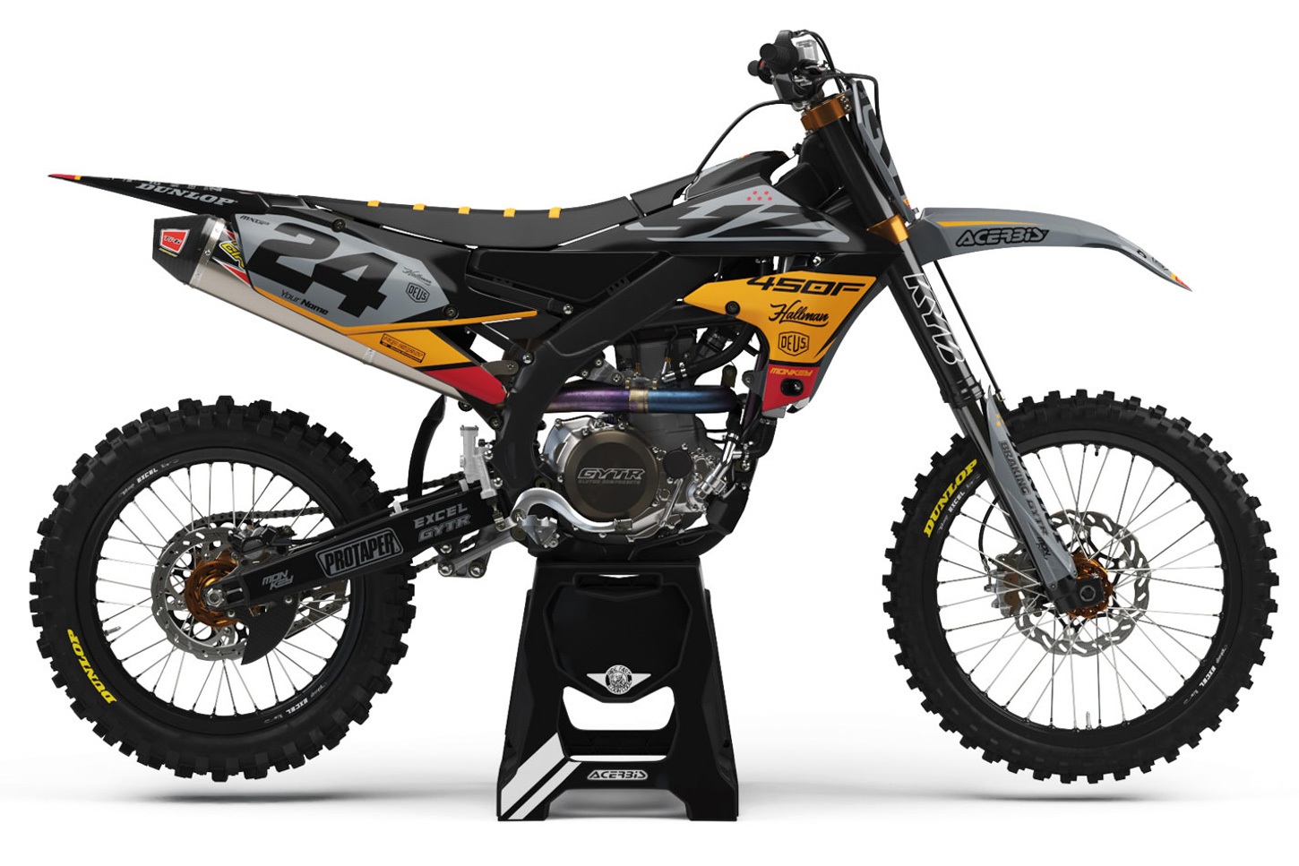Dekor Factory Raid Grey Limited Edition passend für Yamaha – Bild 1