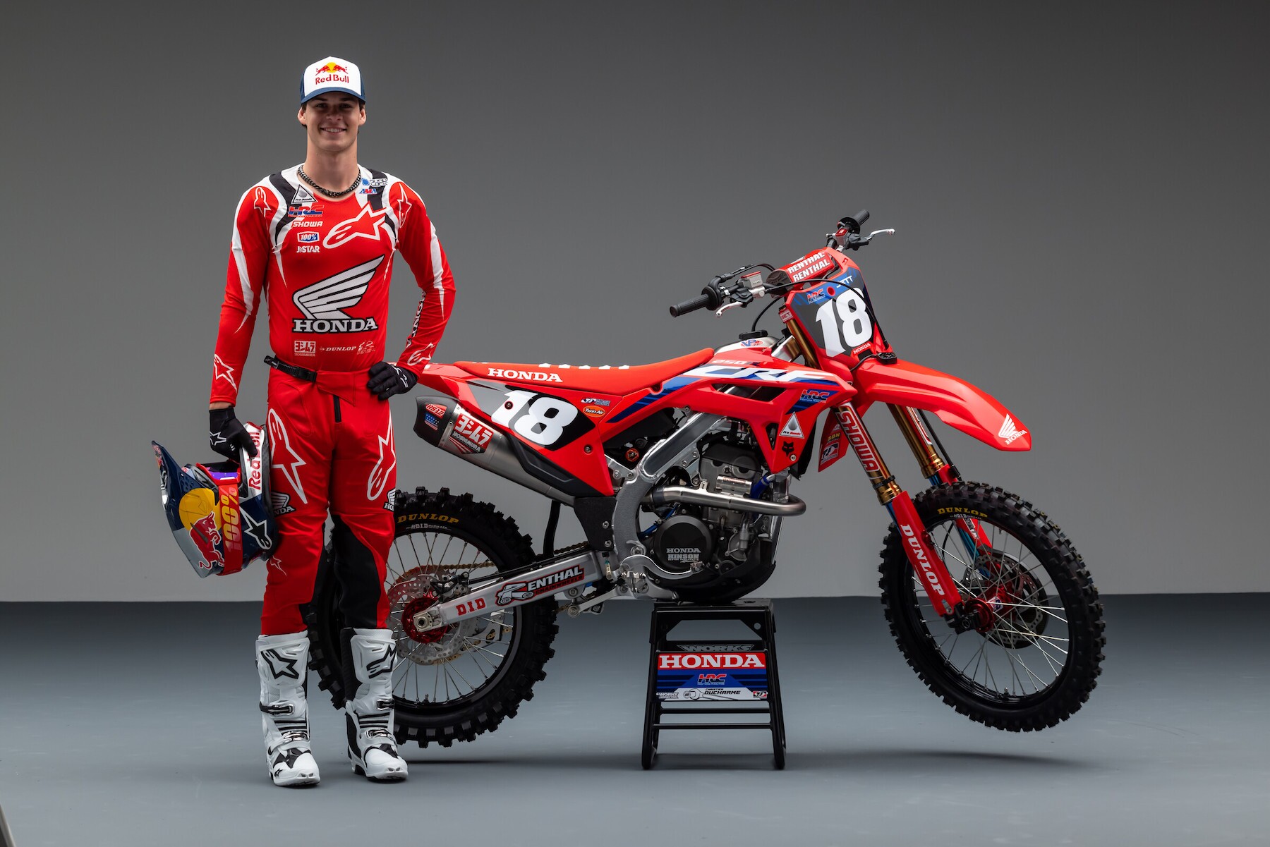 Dekor Ken Roczen HRC Factory passend für Honda 2023 Edition – Bild 1