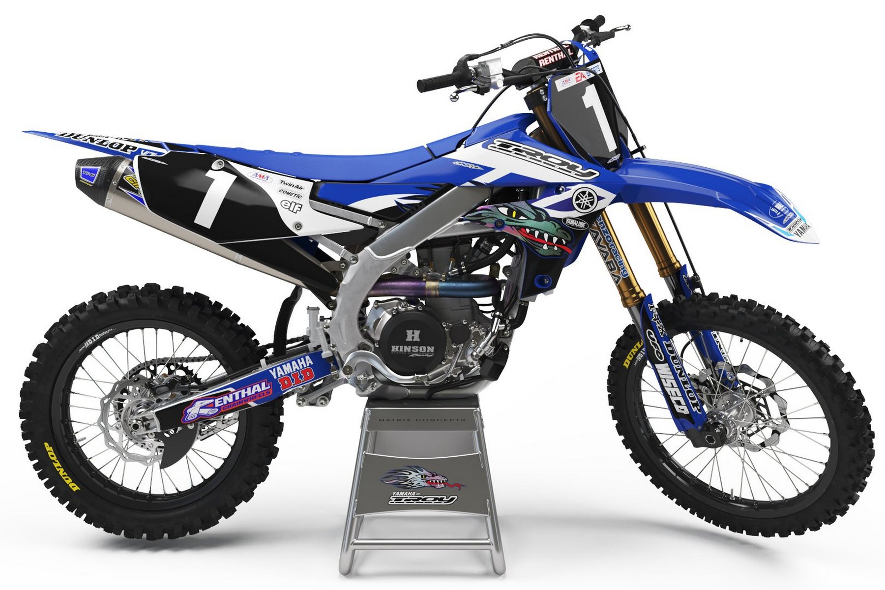 Dekor Retro 2000 Troy Limited Edition passend für Yamaha – Bild 1