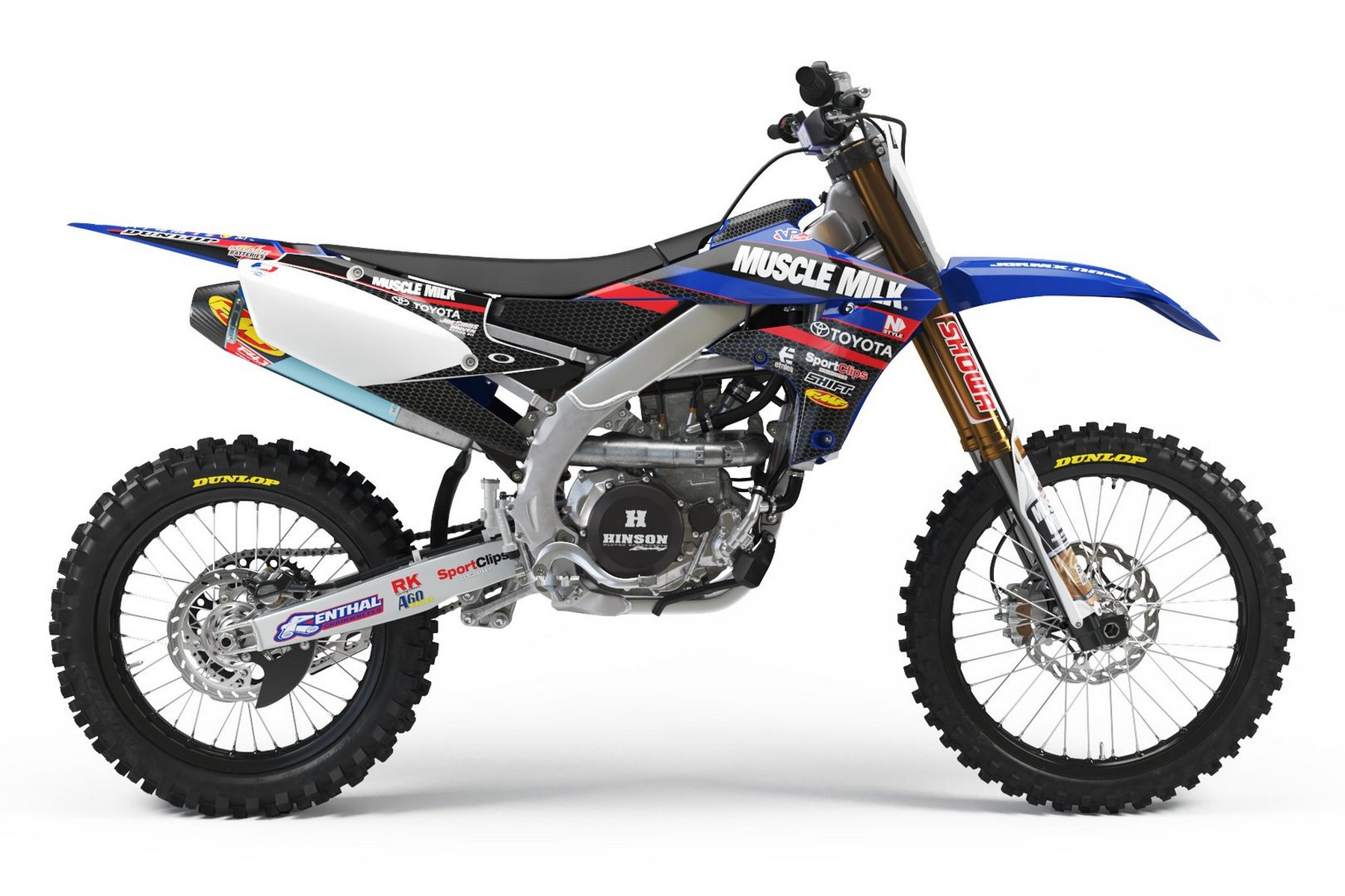 Dekor Retro Muscle Milk Limited Edition passend für Yamaha – Bild 1