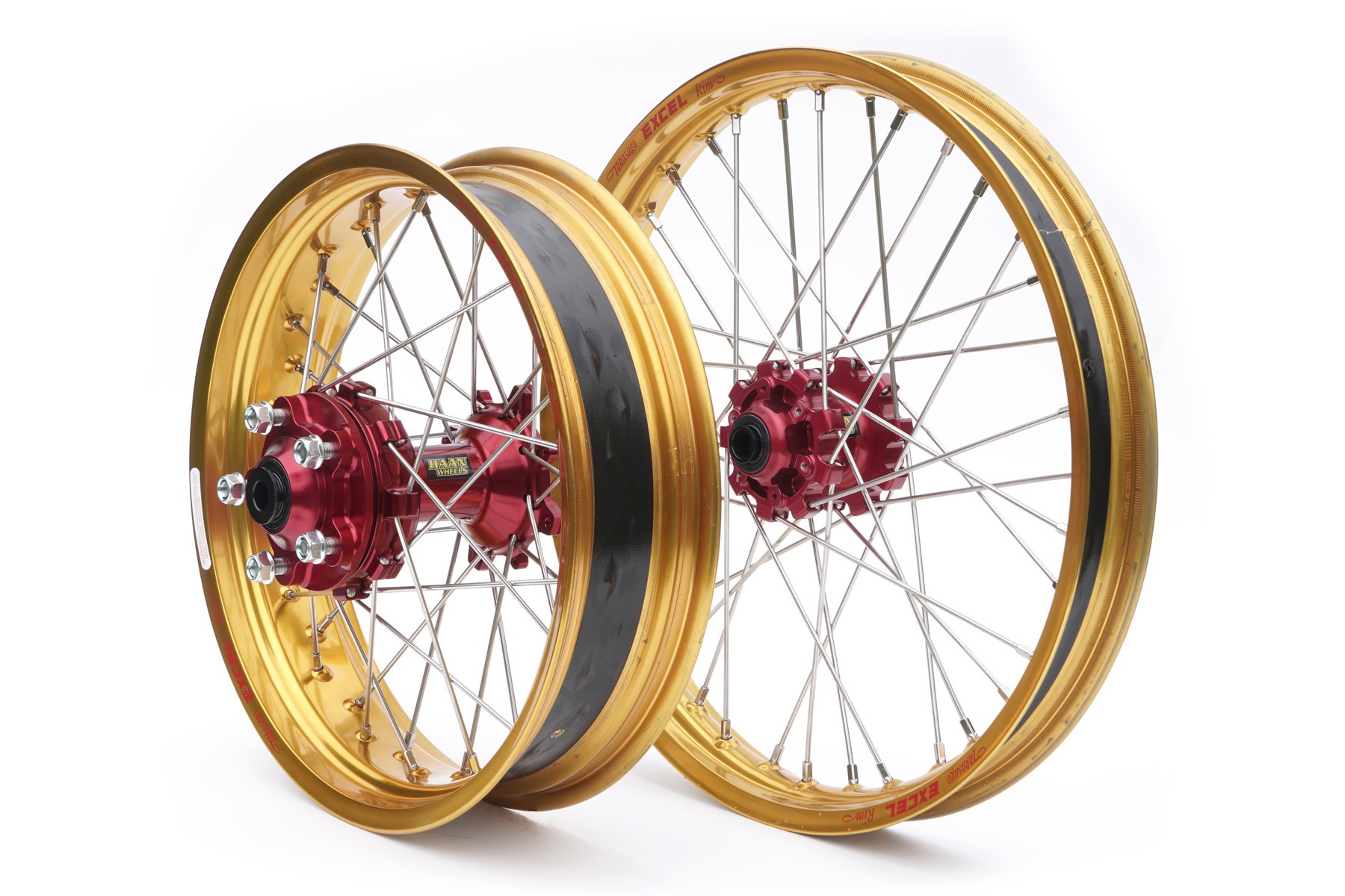 Haan Wheels Radsatz Honda Africa Twin CRF1100L gold-rot Haan Wheels Radsatz passend für Honda Africa Twin CRF1100L optional mit Tubeless – Bild 1