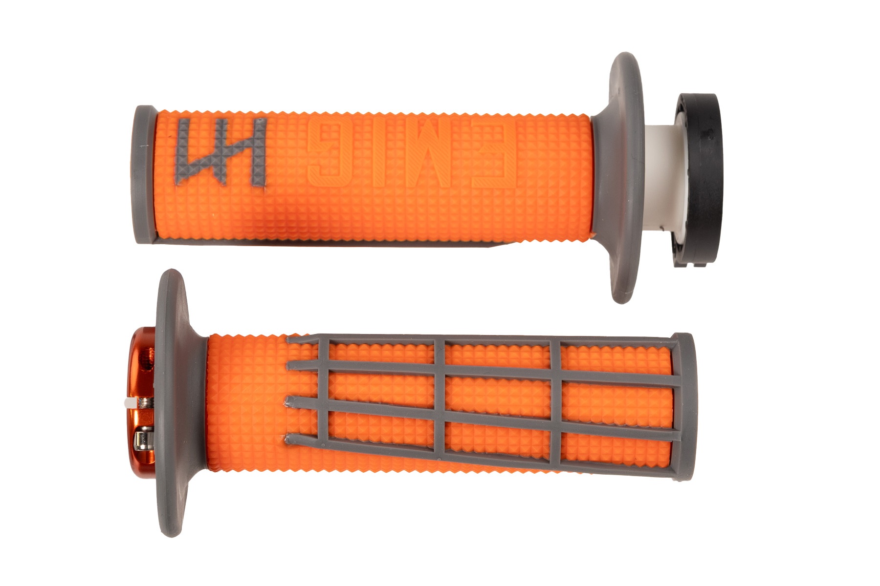 Odi Griffe Emig V2 Lock-On Pro neues Design in Orange Graphit-w Odi Griffe Emig V2 Lock-On Pro neues Design in Orange/Graphit – Bild 1