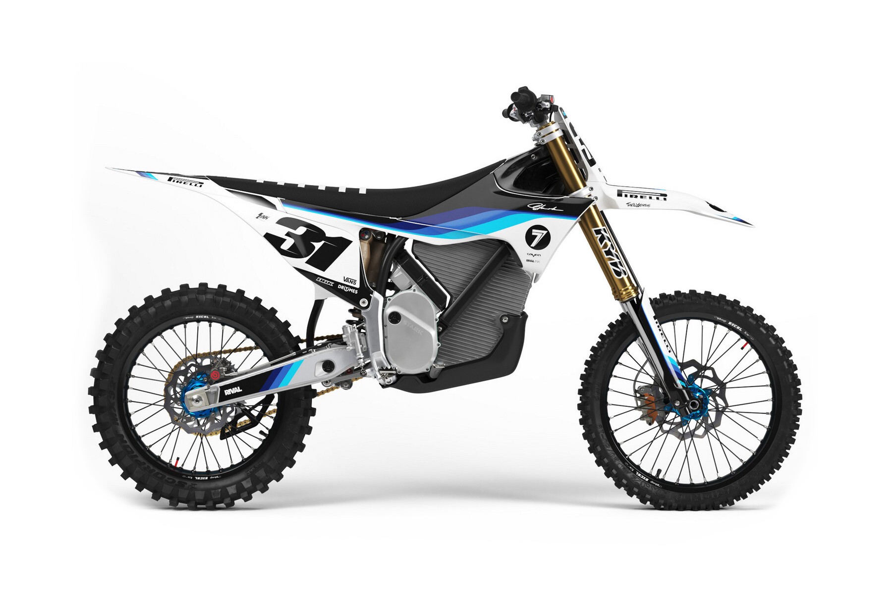 Dekor Stark Varg Spark Blue Limited Edition-1 Dekor Spark Blue passend für Stark Varg – Bild 1