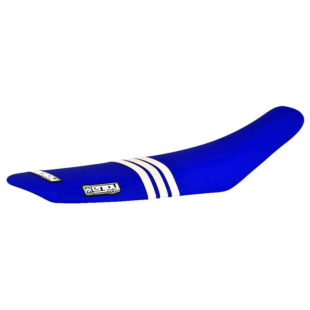 233-HON-BLU-WhiteSTRIPE Factory Sitzbankbezug passend für Honda Motocross und Enduromodelle – Bild 1
