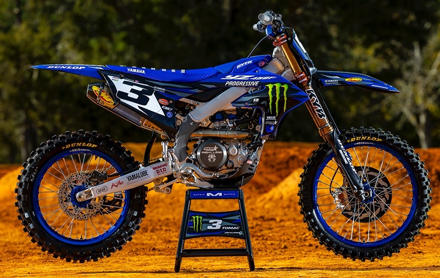 Dekor Monster Energy | Star Racing 2025 V2 passend für Yamaha – Bild 1