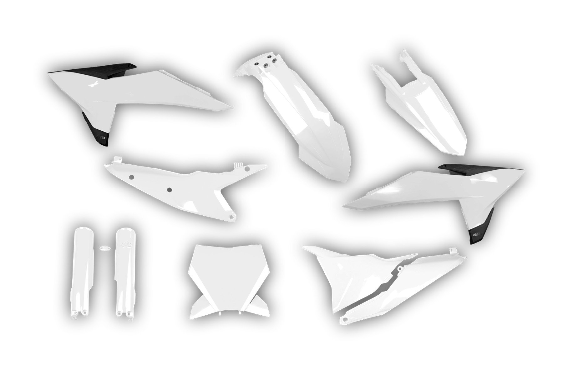 Plastik Full Kit passend für KTM SX SXF 2025 Keramik Weiß Acerbis Plastik Full Kit passend für KTM SX SXF 2025 – 2026 Weiß – Bild 1