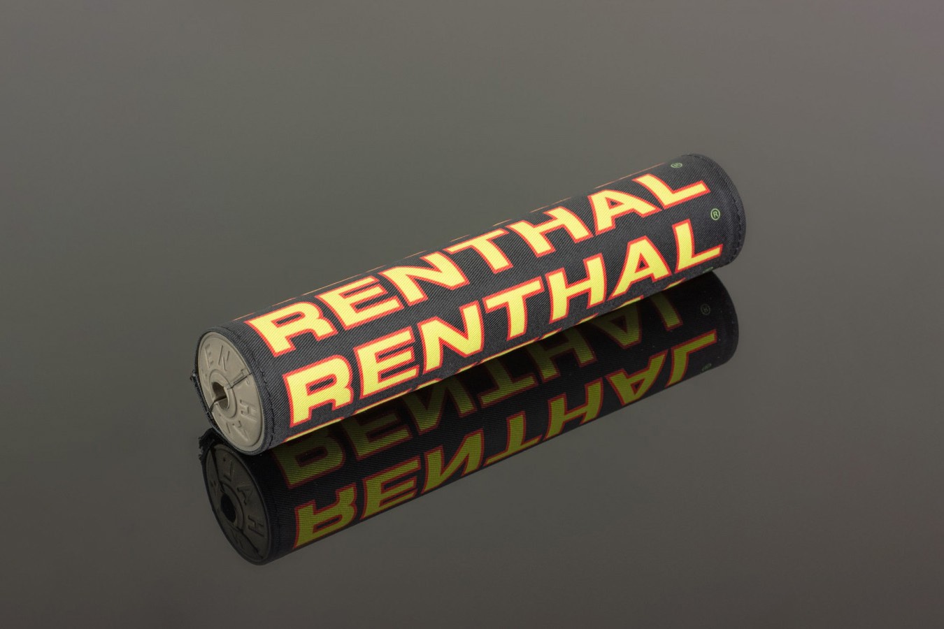 Renthal Lenkerpolster Vintage Schwarz - Gelb – Bild 1