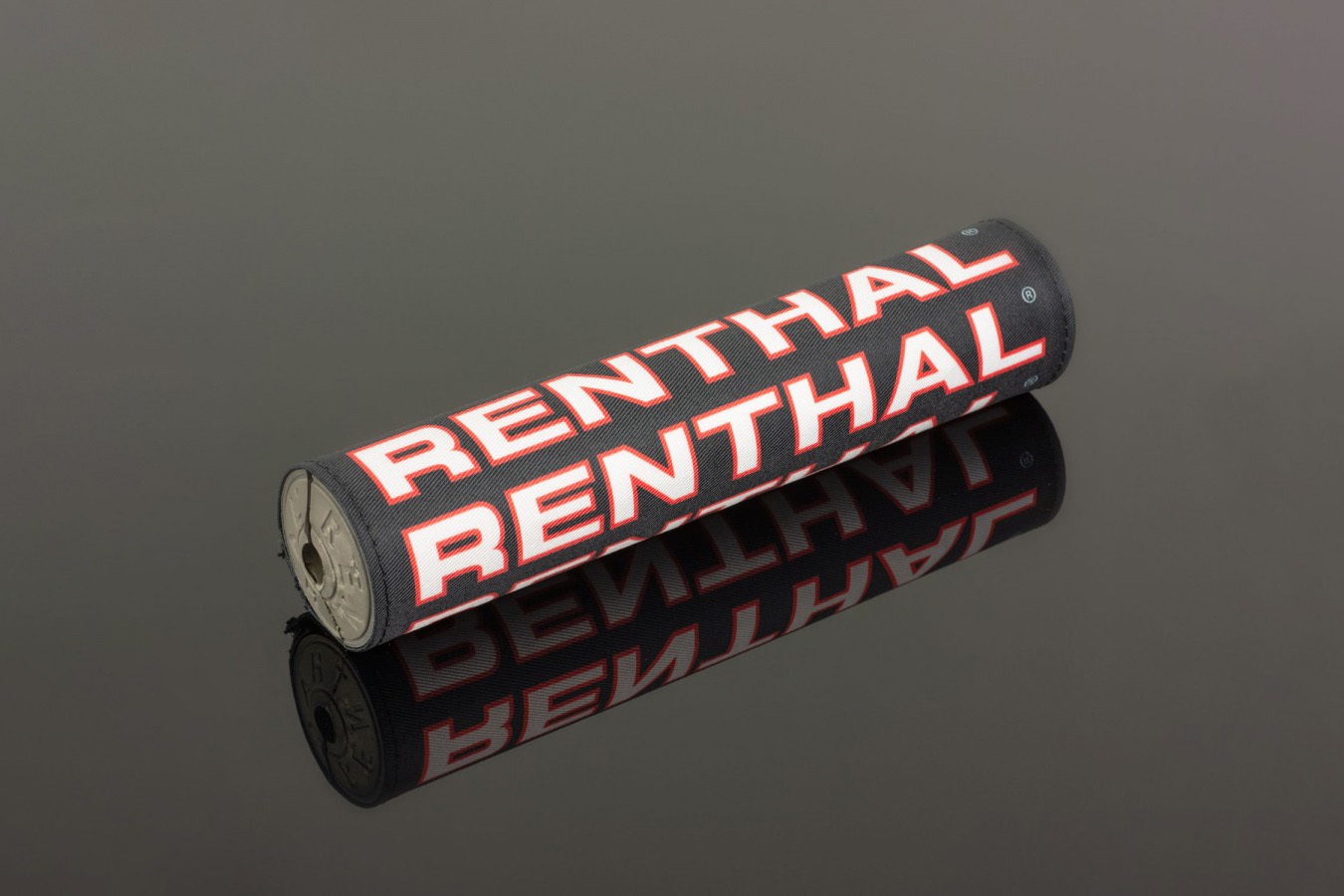 Renthal Lenkerpolster Vintage Schwarz - Rot – Bild 1