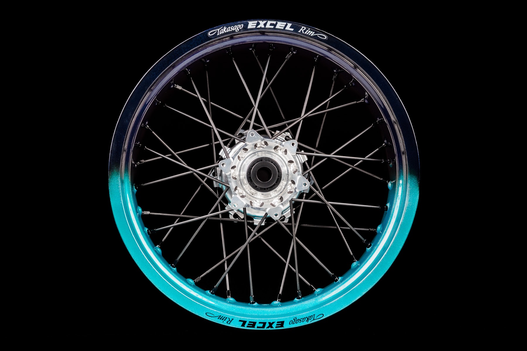 Supermoto Radsatz von Haan Wheels mit Pulver Beschichtung in Wunschfarbe – Bild 1